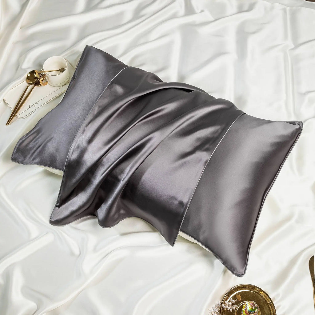 Natural 22 Momme 100% Mulberry Silk Pillowcase Natural Mulberry Pillow Case 48X74Cm