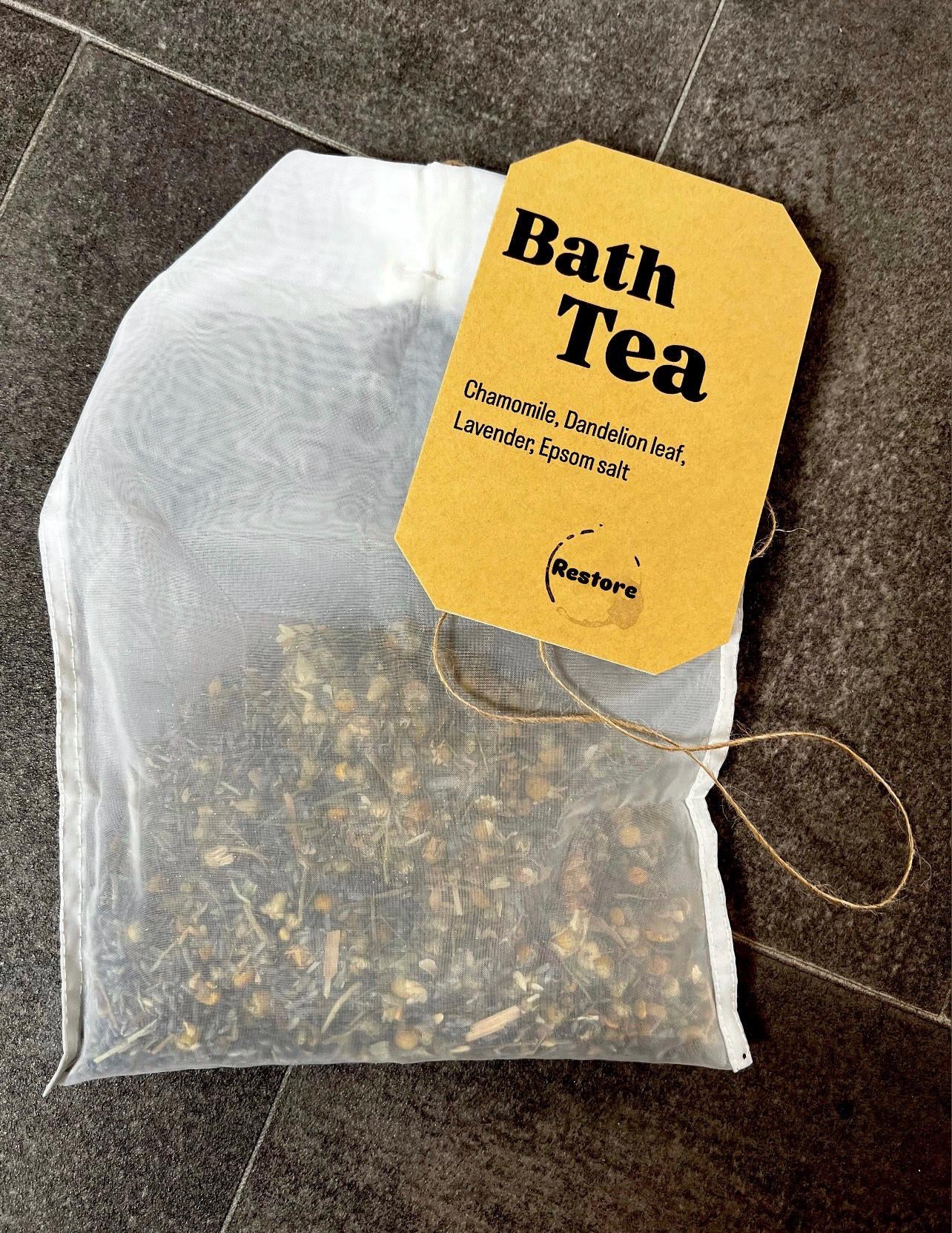 Handmade Herbal Bath Tea Bags: Natural Bath Soak Favors