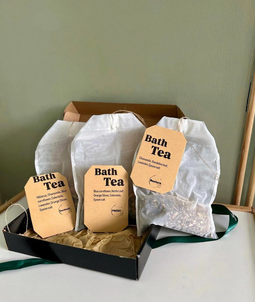 Handmade Herbal Bath Tea Bags: Natural Bath Soak Favors