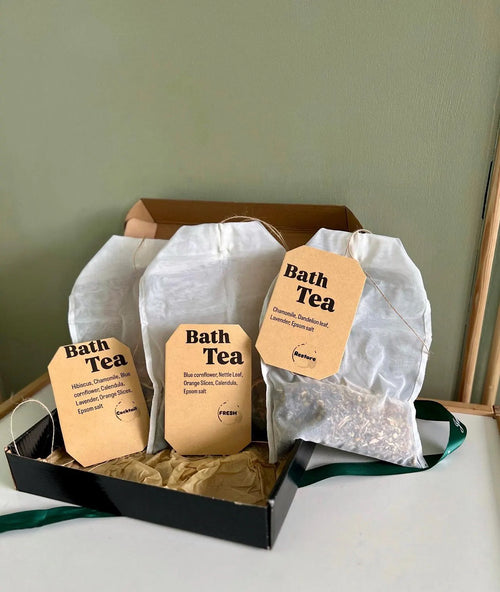 Handmade Herbal Bath Tea Bags: Natural Bath Soak Favors