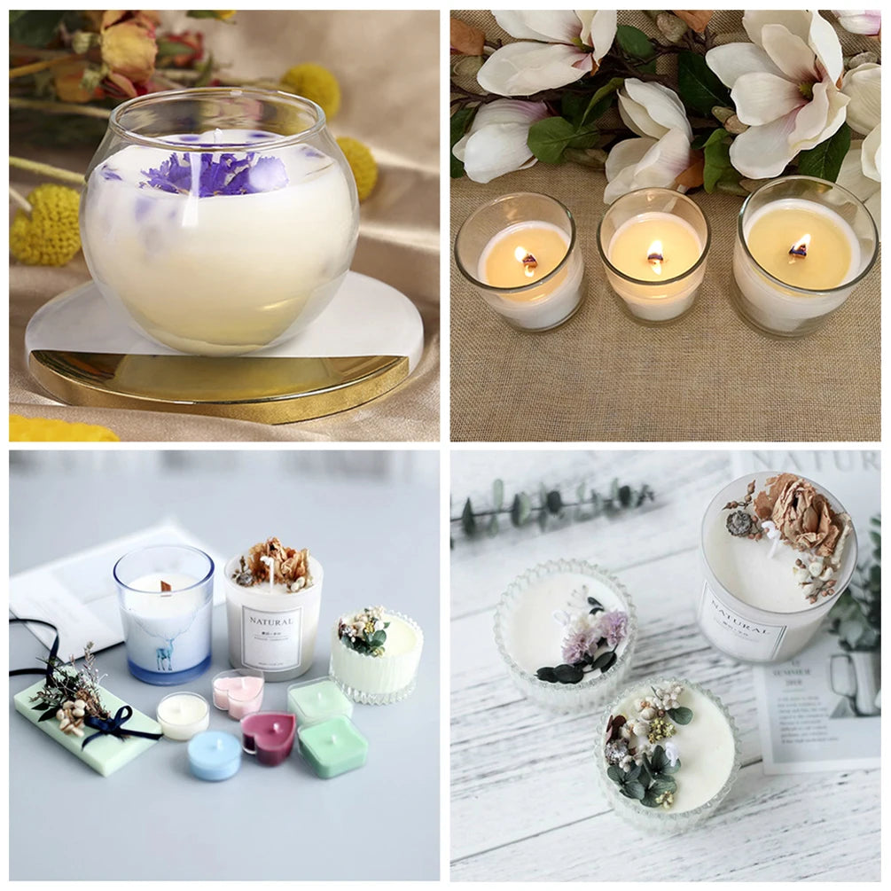 500G/1Kg Natural Soy Wax Granular Scented Candle Raw Material No Additives for DIY Candle Making Supplies Candle Raw Materials