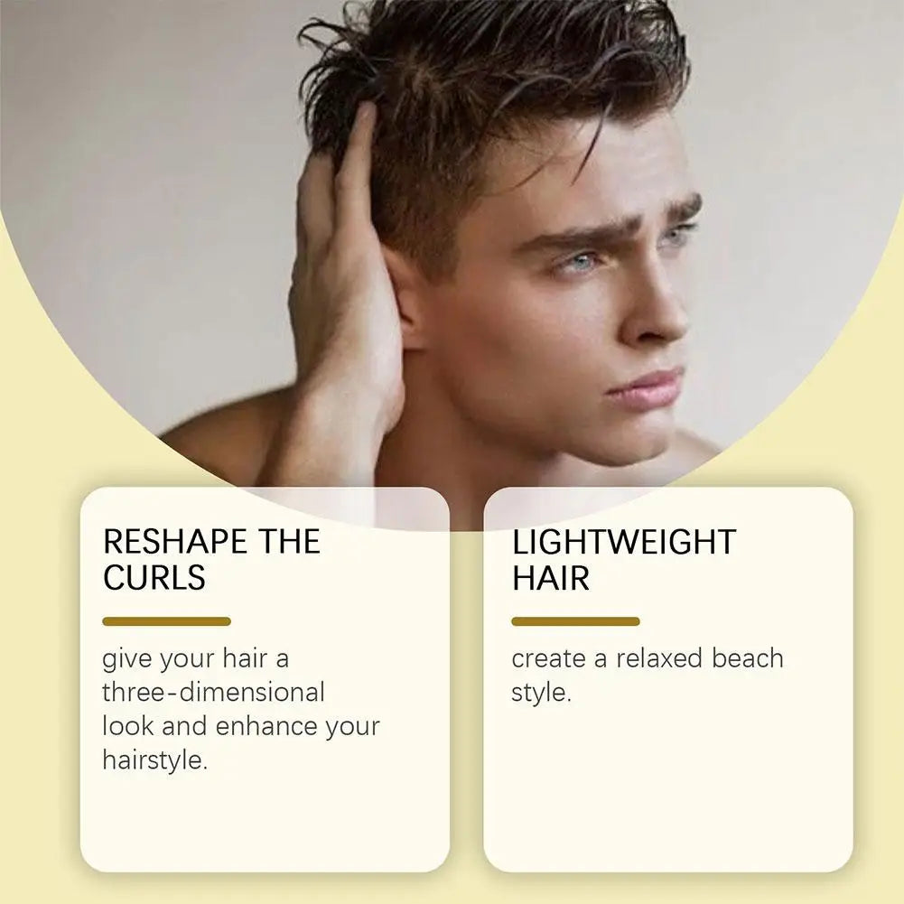 Sea Salt Spray Improving Volumizing, Natural Sea Salt Hair Styling Spray for Men Women Light Non-Greasy Fluffy Hair Fixing Spray
