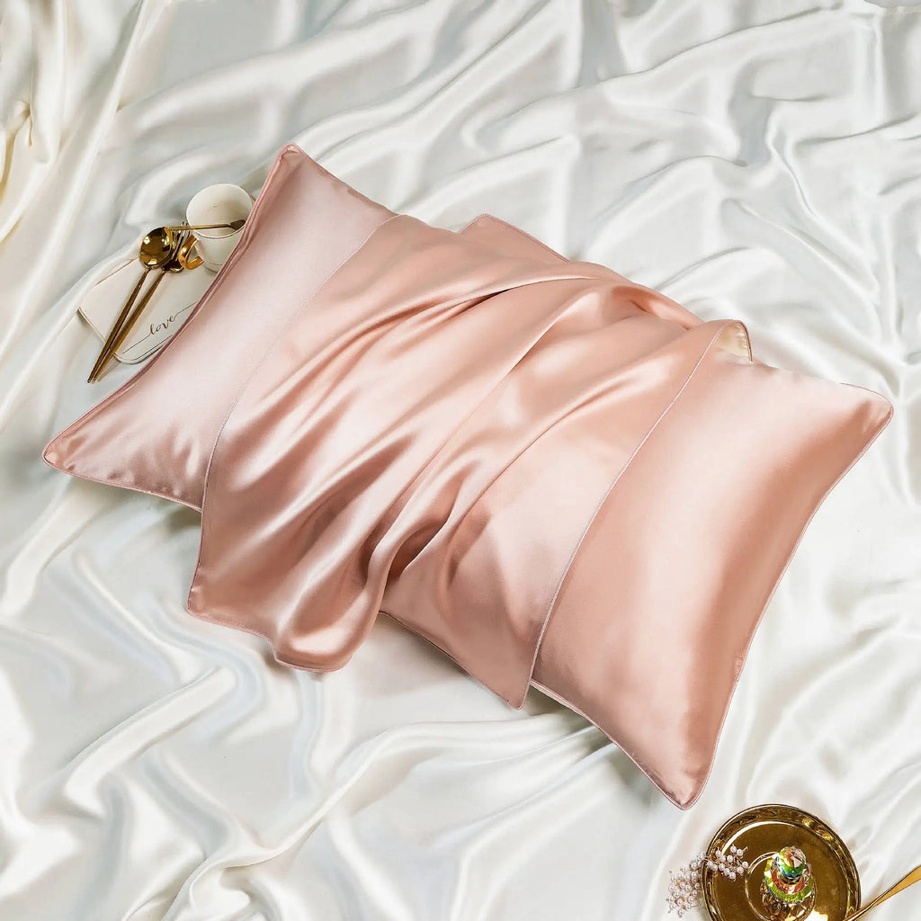 Natural 22 Momme 100% Mulberry Silk Pillowcase Natural Mulberry Pillow Case 48X74Cm