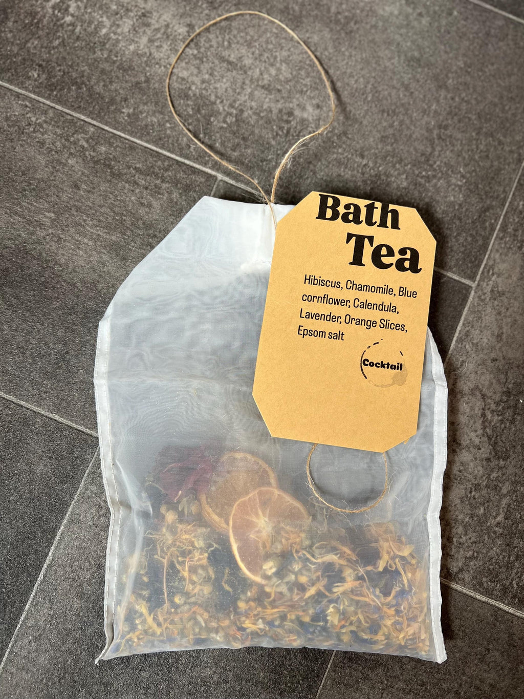 Handmade Herbal Bath Tea Bags: Natural Bath Soak Favors